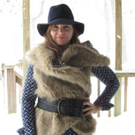 make/do tuesday: faux fur vest