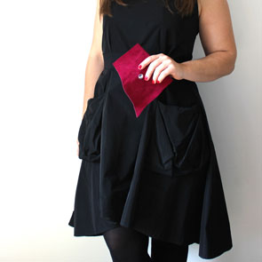 Megan Leone Foley Leather Wallet & Business Card Holder