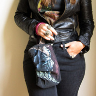 Megan Leone Vintage Eagle t-shirt Bracelet Handbag