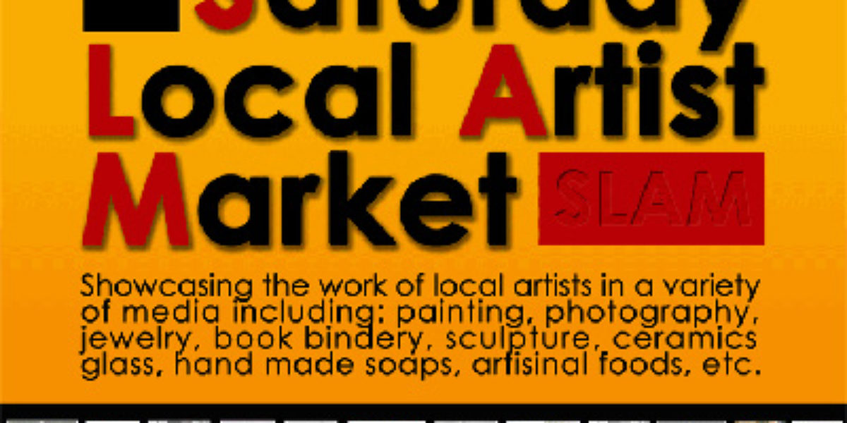 Saturday Local Artist Market October 29th