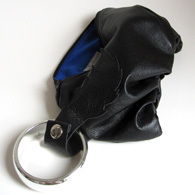 Megan Leone Leather Wristlet Bracelet Handbag
