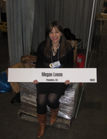 Megan Leone at Buyer's Market of American Craft 2013