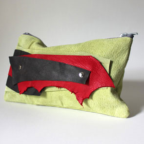 Megan Leone Recycled Leather Clutch