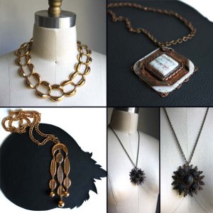New in Vintage Shop: Boho, Victorian & Goth Necklaces