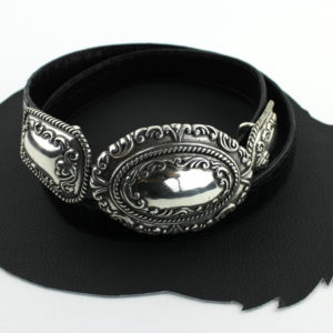 silver-western-inspired-womens-black-leather-belt-v1